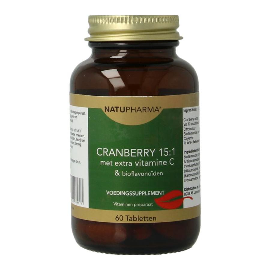 Cranberry 15:1 met vitamine C & bioflavonoiden