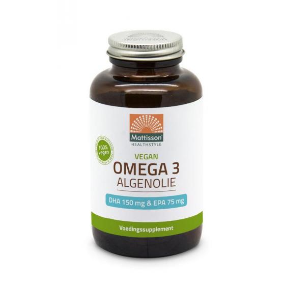 Vegan omega 3 algenolie DHA 150mg EPA 75mg