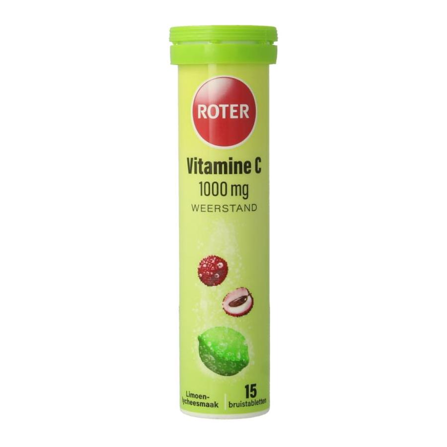 Bruistablet vitamine C lime lycee