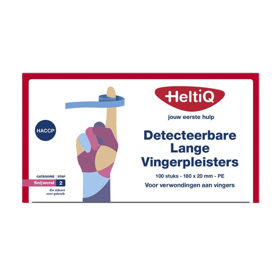 Detect vingerpleister lang PE 180 x 20mm