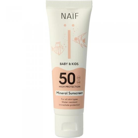 Zon baby & kids creme SPF50