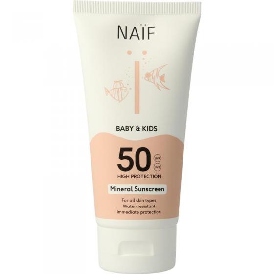 Zon baby & kids creme SPF50