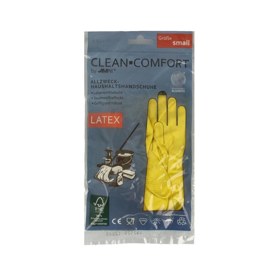 Huishoudhandschoen geel maat S