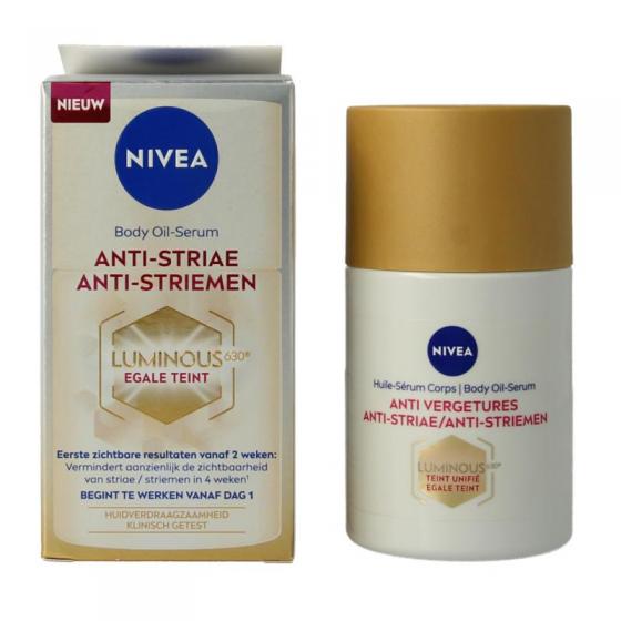 Nivea luminous 630 anti striae lichaam olieserum