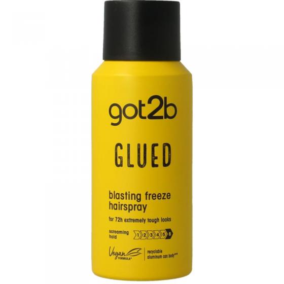 Glued blasting freeze hairspray mini