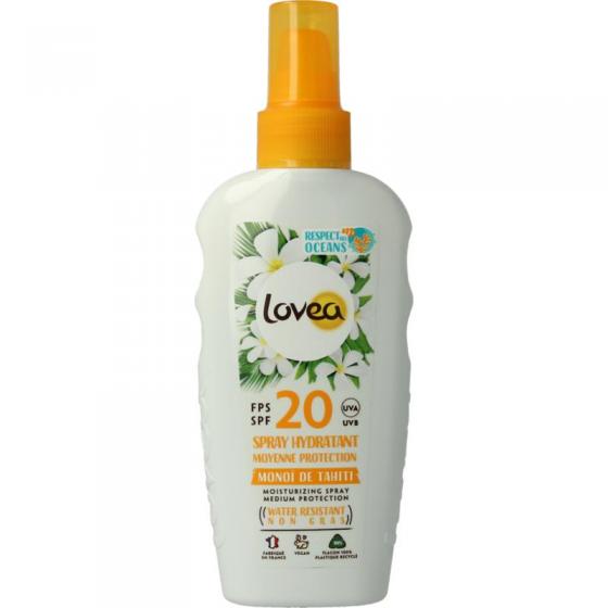 Moisturizing spray medium protection SPF20