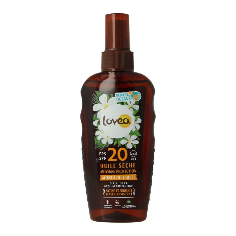 Dry oil medium protection tahiti monoi SPF20