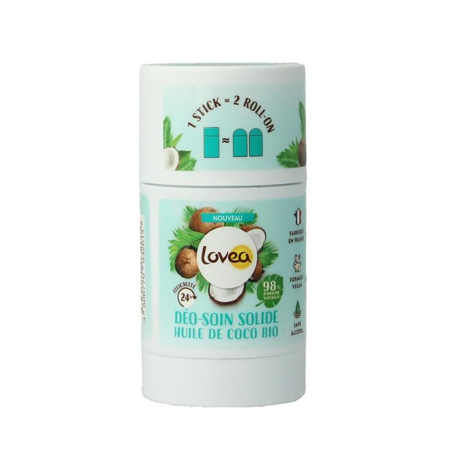 Solid deo care coconut oil organic