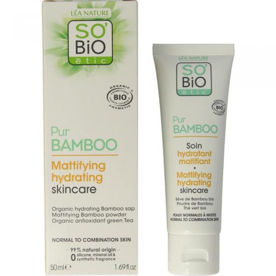 Bamboo mattifying hydrating cream