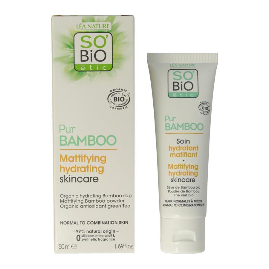 Bamboo mattifying hydrating cream