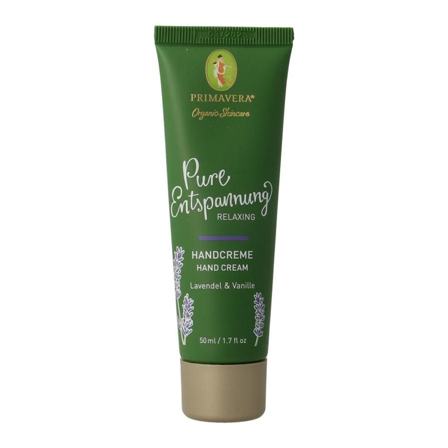 Relaxing hand cream