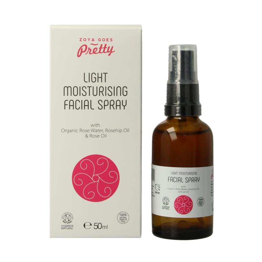 Light moisterizing facial spray