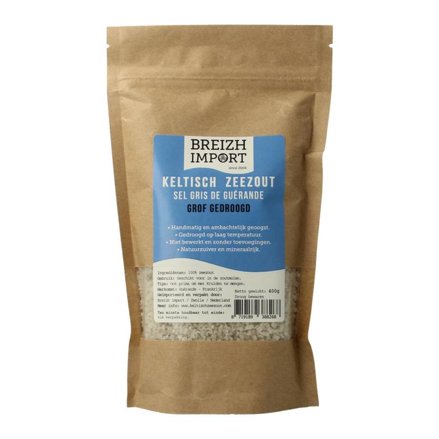 Grof Keltisch zeezout gedroogd (navulzak)
