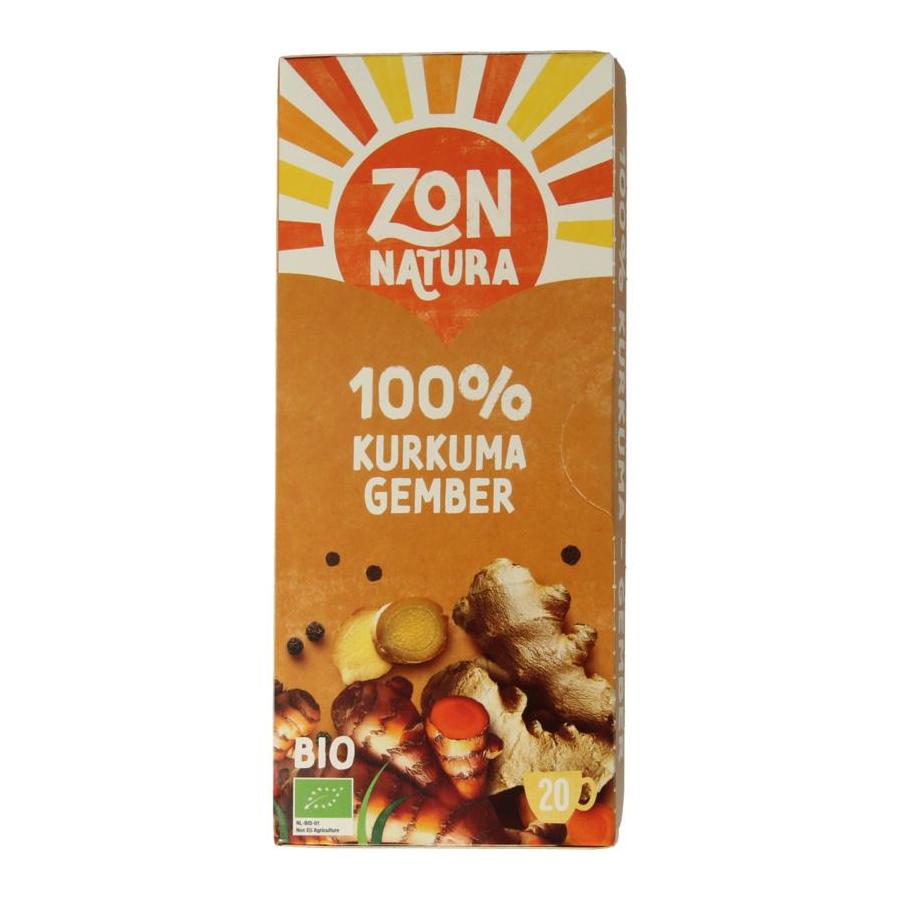 Kurkuma gember 100% thee bio