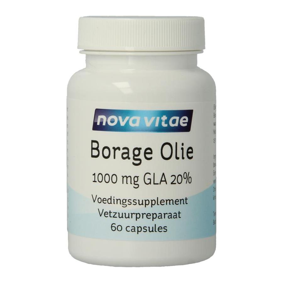 Nova Vitae borage olie 1000mg gla 20%