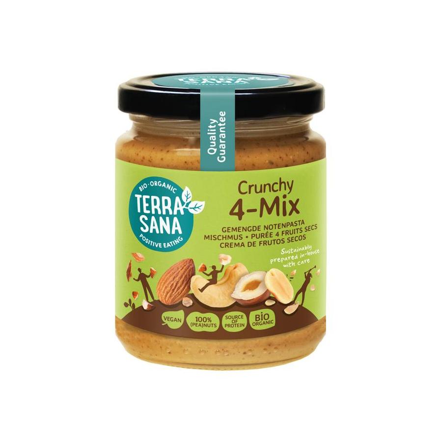 Terrasana 4-Mix crunchy notenpasta