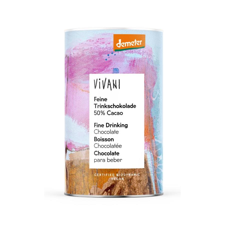 Hot chocolate drink Demeter 50% cacao bio