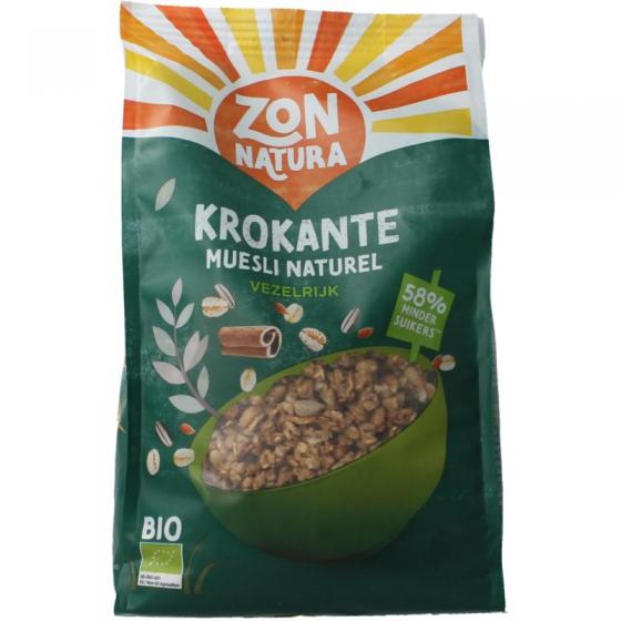 Zonnatura krokante muesli naturel bio