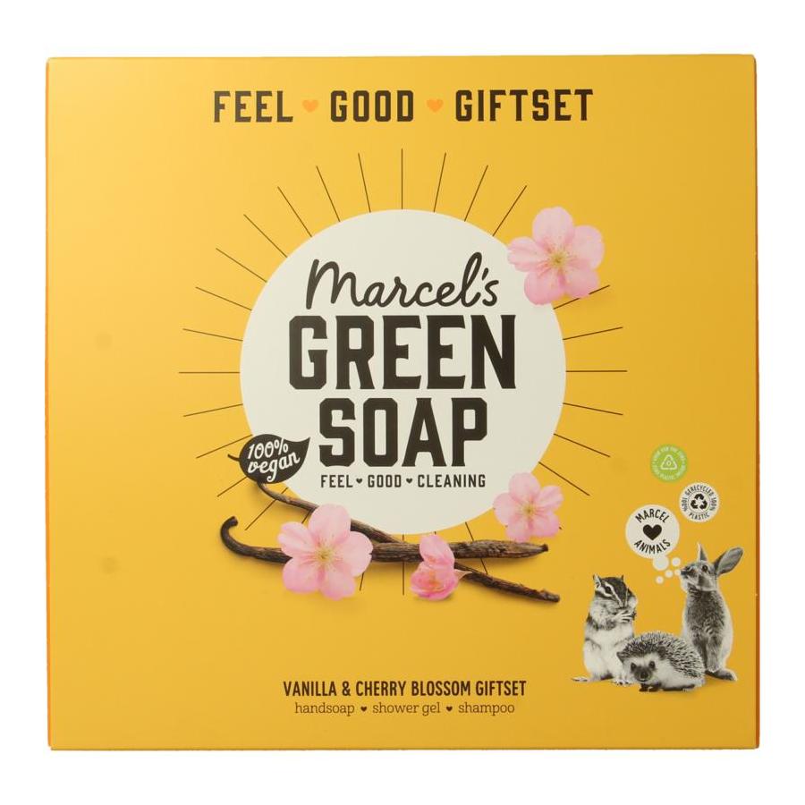 Marcel's GR Soap Giftset vanille & kersenbloesem