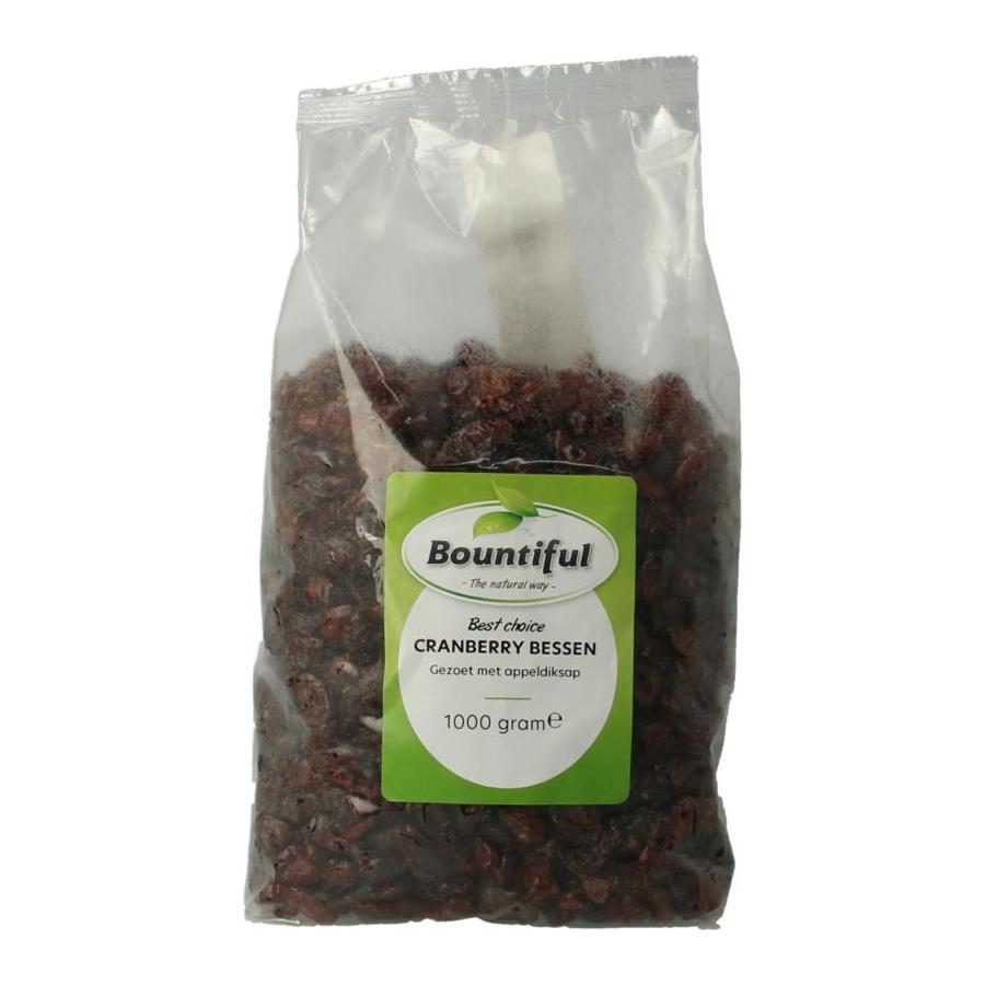 Bountiful cranberries appelsap