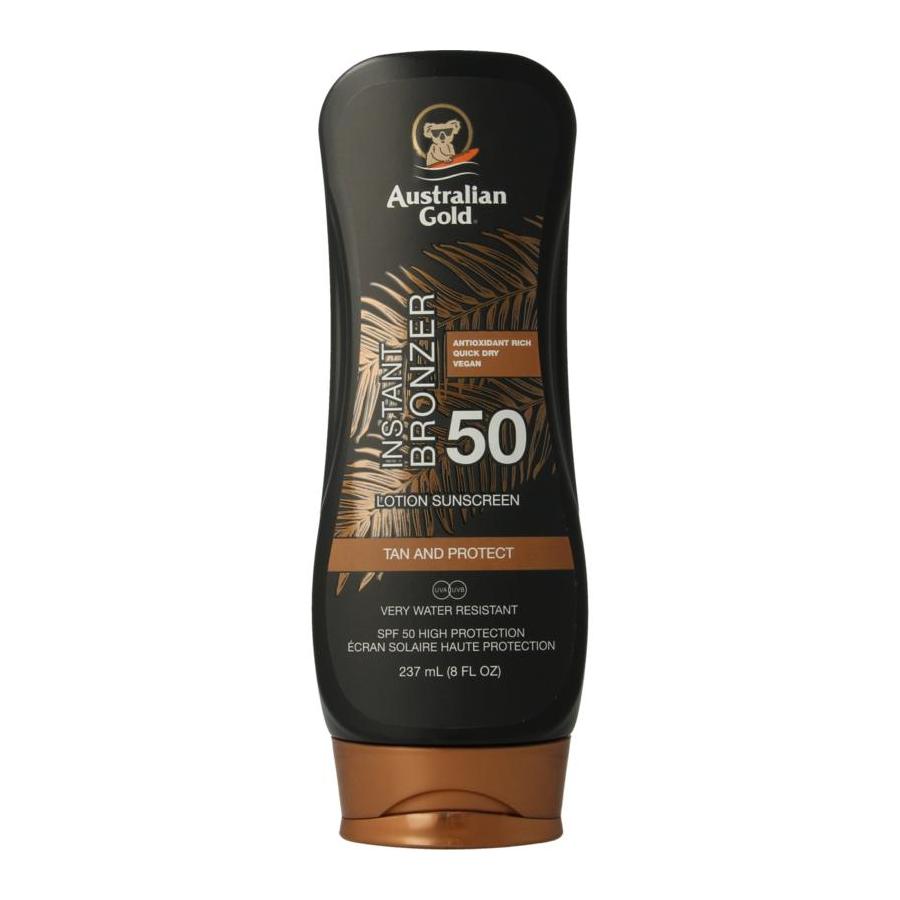 Australian Gold lotion bronzer spf50