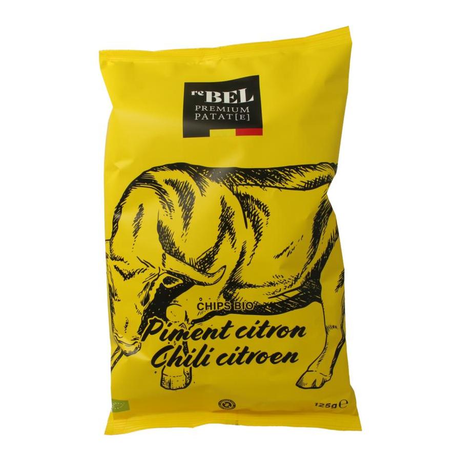 Aardappelchips chili lemon bio