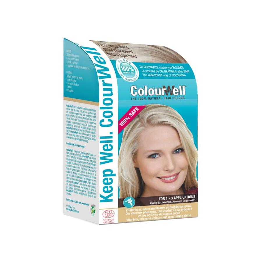 100% Natuurlijke haarkleur licht natuur blond