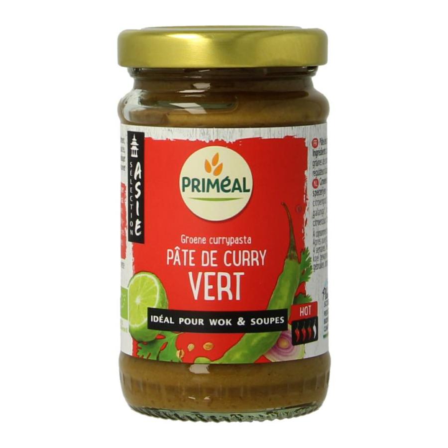 Primeal groene curry pasta bio