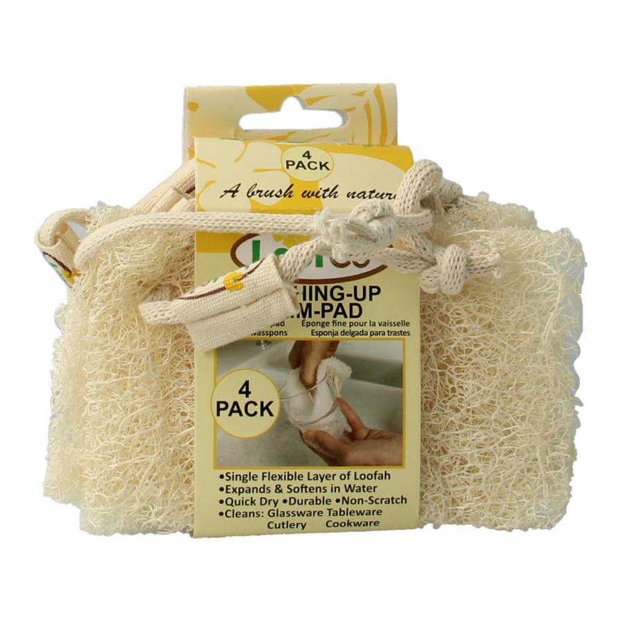 Schoonmaakspons loofah dun bio