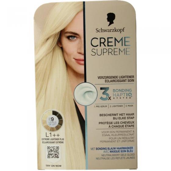 Schwarzkopf creme supreme l1++ lightener