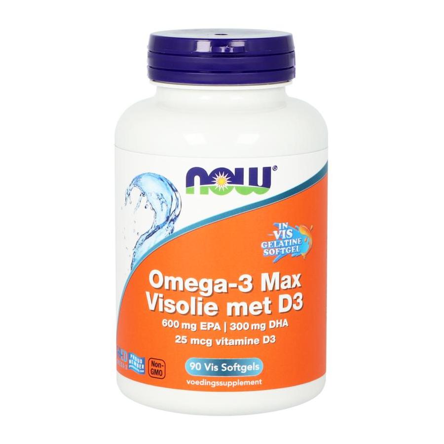 NOW omega 3 max visolie d3 epa dha