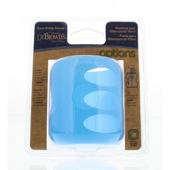 Flesbeschermer blauw 150ml brede hals