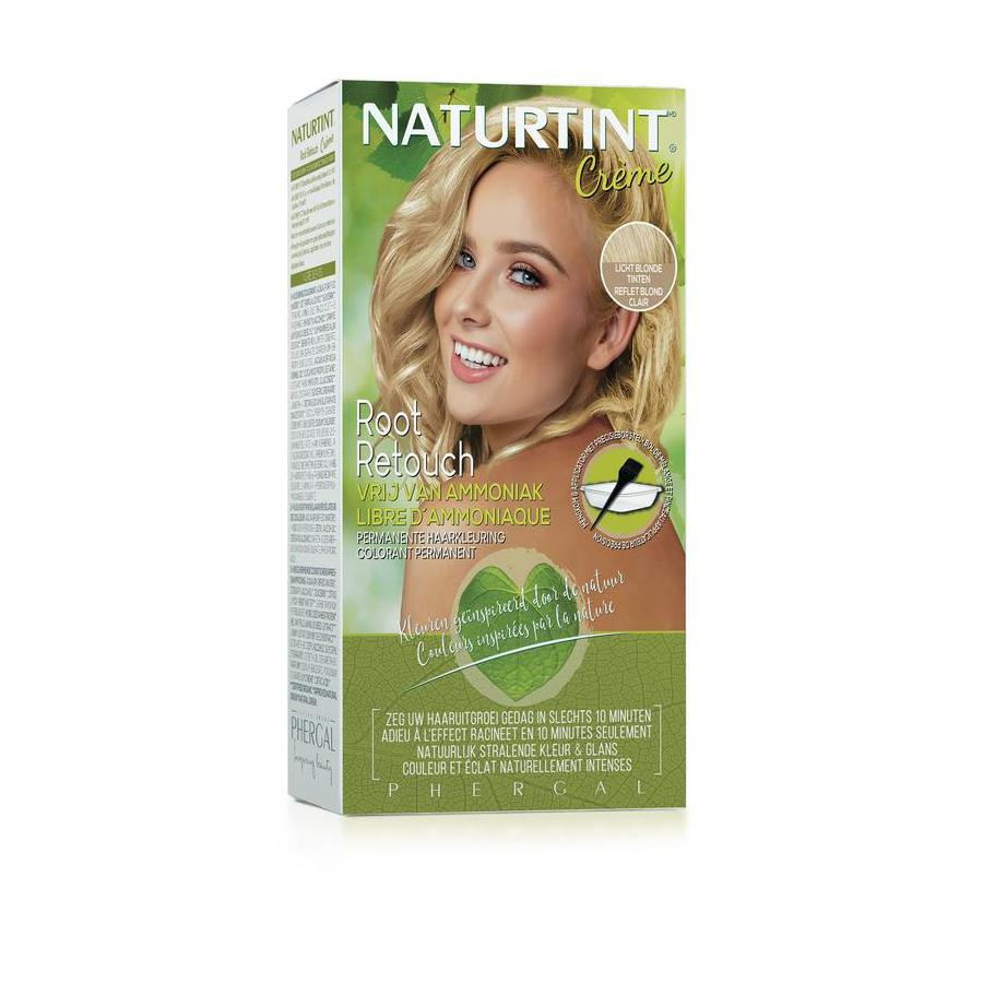 Root retouch lichtblond