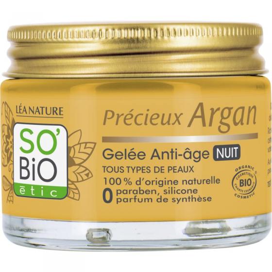 So Bio Etic Argan anti-aging night gel