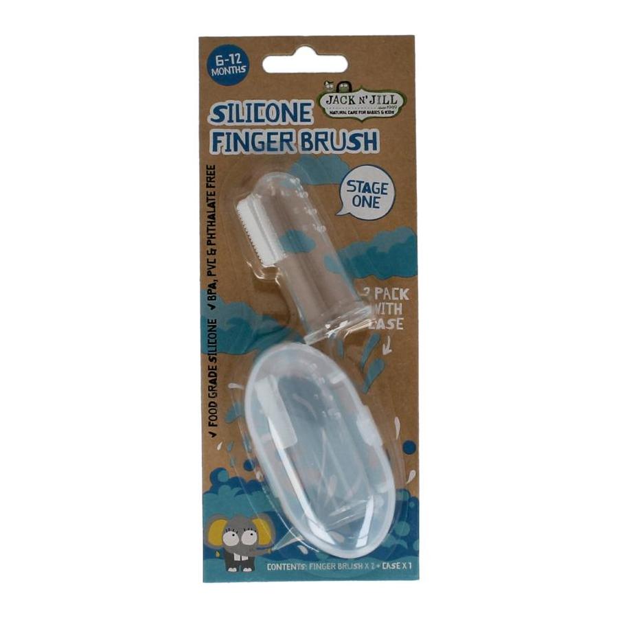 Silicone finger brush