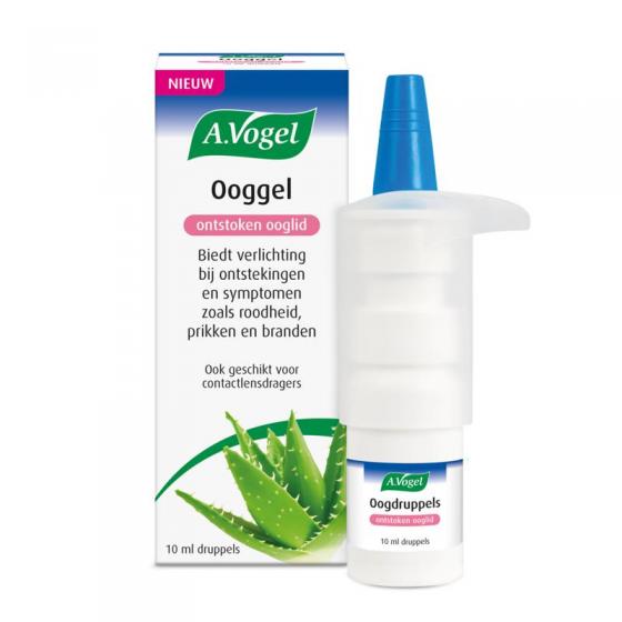 A Vogel ooggel ontstoken ooglid