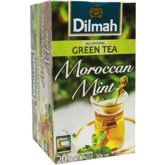 Moroccan mint green tea selection