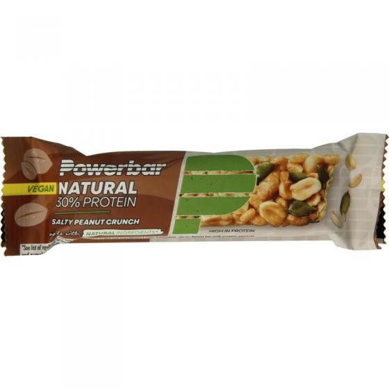 Powerbar nat 30% prot sal peanut crunch