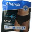 Attends Men discreet underwear zwart maat M