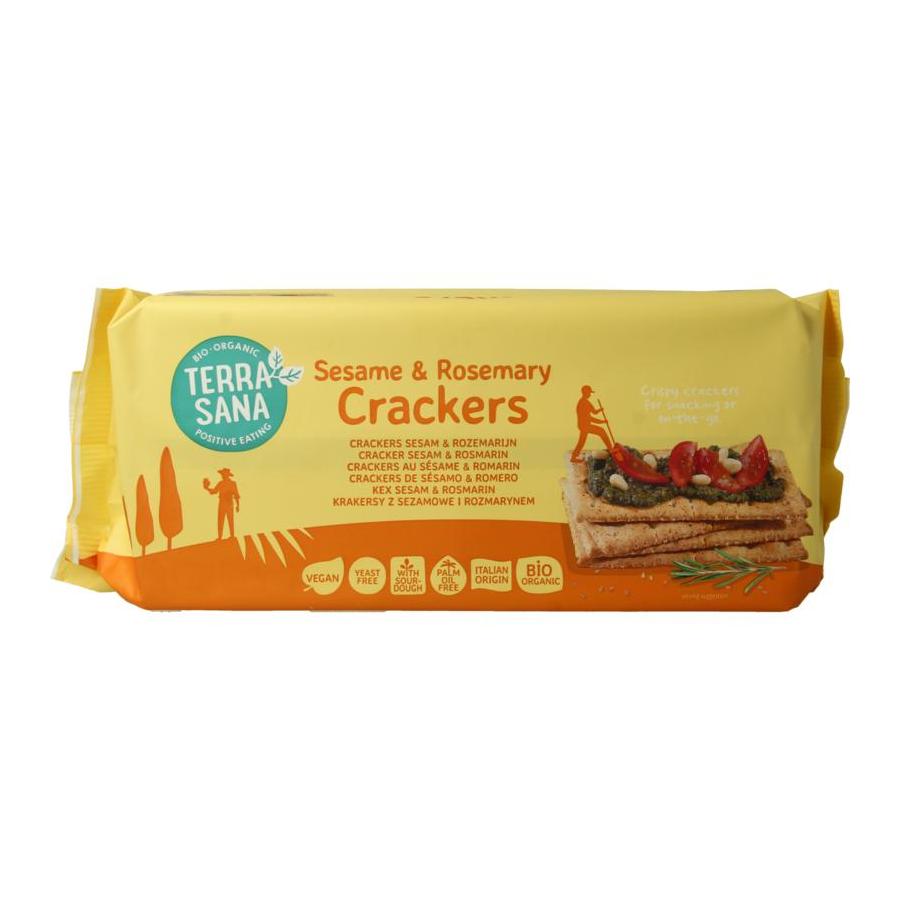 Terrasana Crackers sesam & rozemarijn