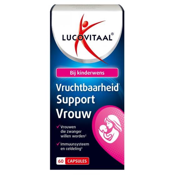 Lucovitaal vruchtbaarheid support vrouw