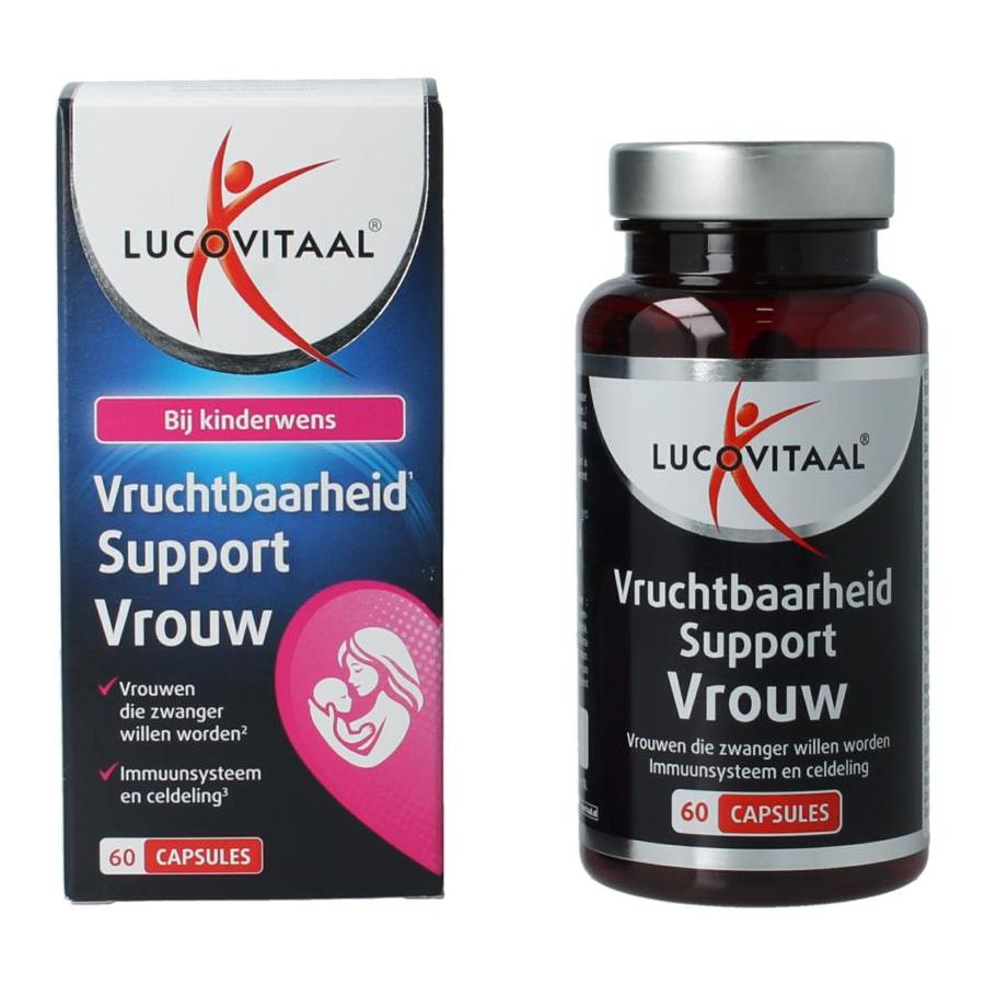 Lucovitaal vruchtbaarheid support vrouw