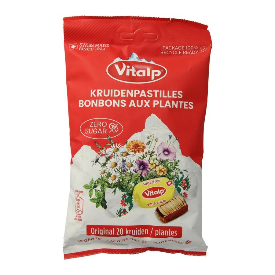 Vitalp 20 Kruiden en honing suikervrij