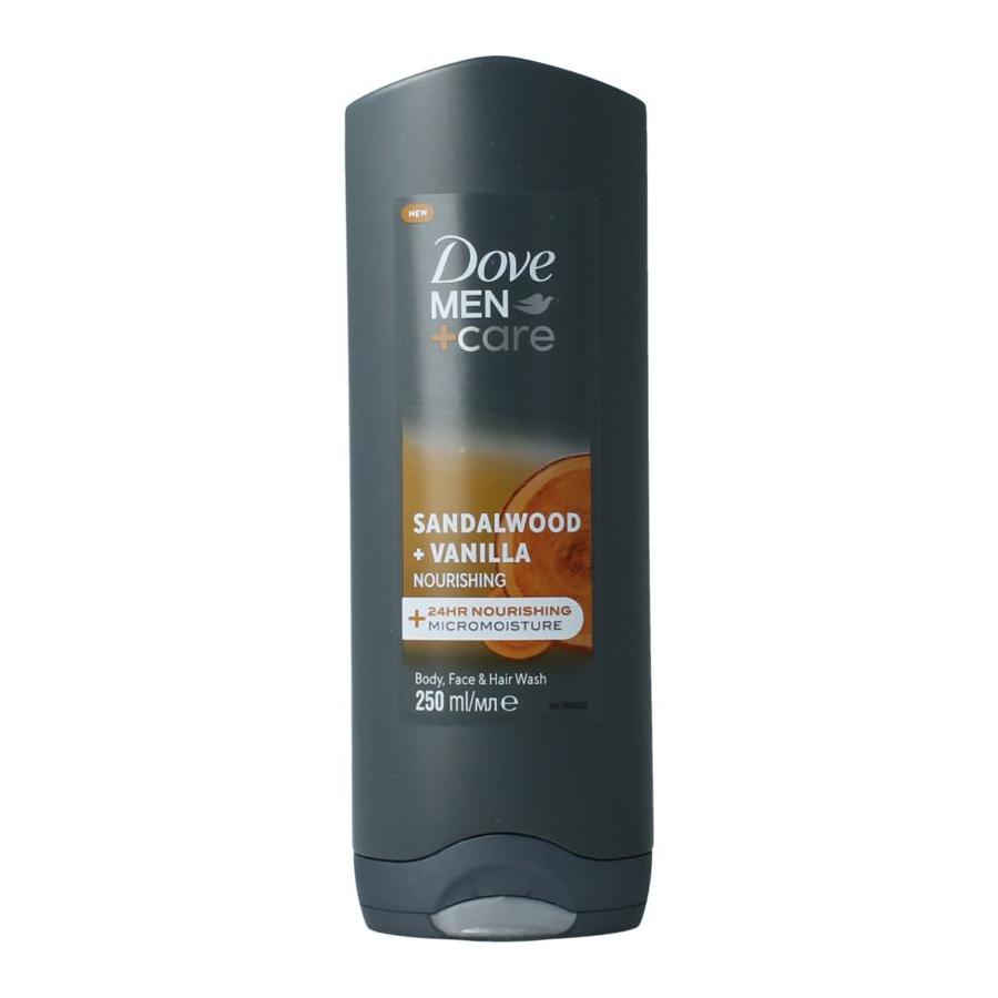 Dove Showergel men sandalwood & vanilla
