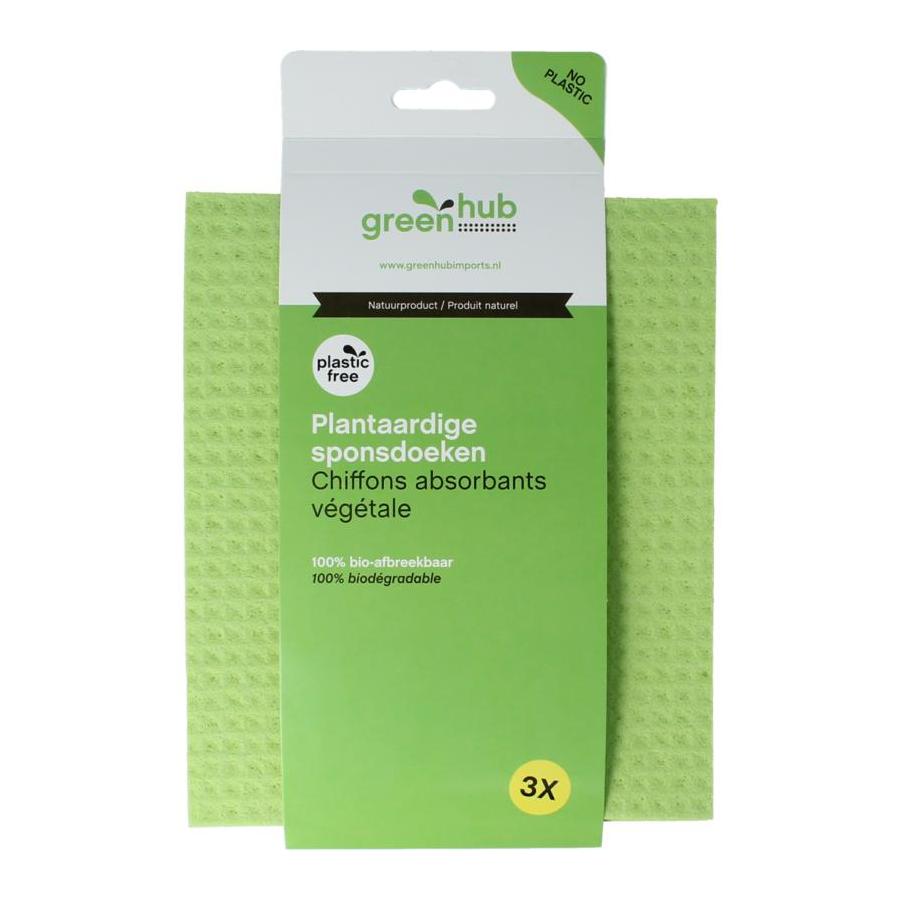 Greenhub Sponsdoeken plantaardig