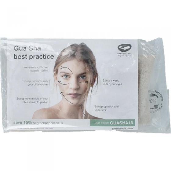 Green People Branded jade gua sha