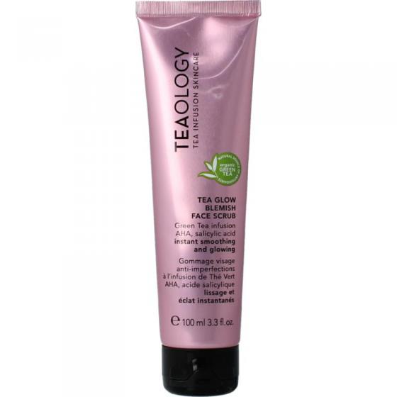 Teaology Tea glow blemish face scrub