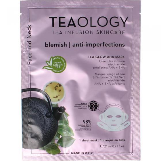 Teaology Tea glow aha mask purifying