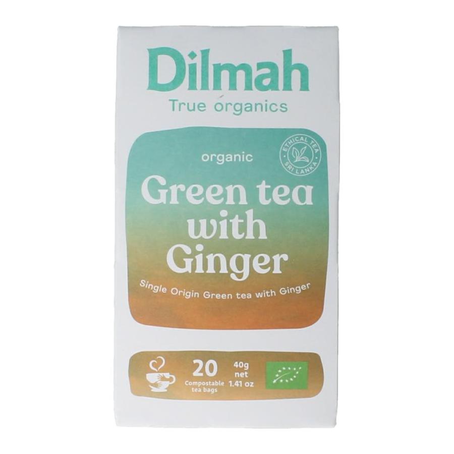 Dilmah Green tea with ginger bio