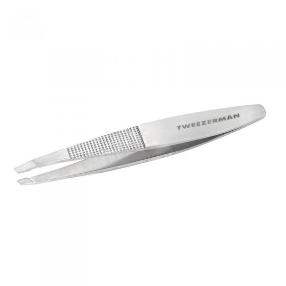 Tweezerman Slant tweezer no slip with grip